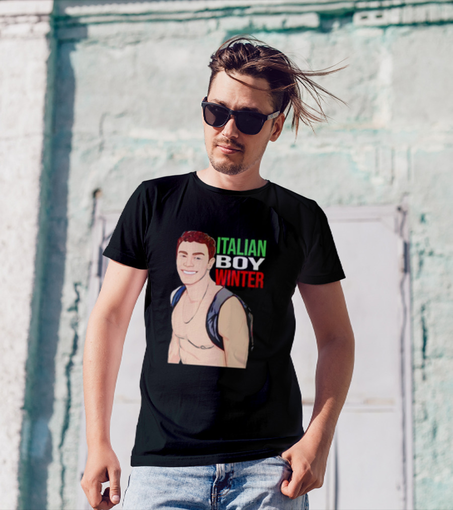 Luigi Mangione Italian Boy Winter Backpack Smiling T-Shirt