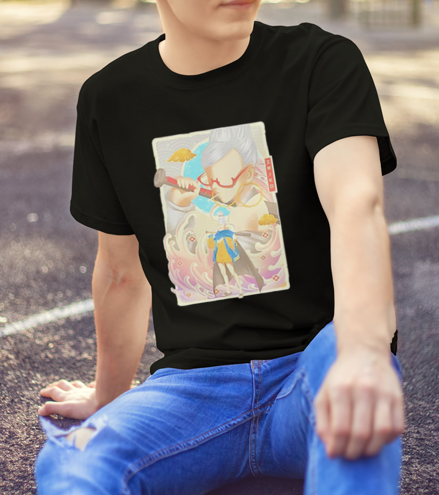 Seiko Ayase Dandadan Character With Vibrant Colors And Artistic Elements T-Shirt