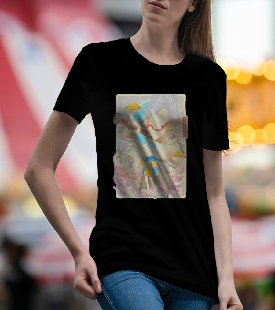 Seiko Ayase Dandadan Character With Vibrant Colors And Artistic Elements T-Shirt