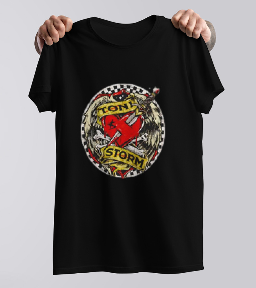 Toni Storm Lovesick Heart With Sword And Wings T-Shirt