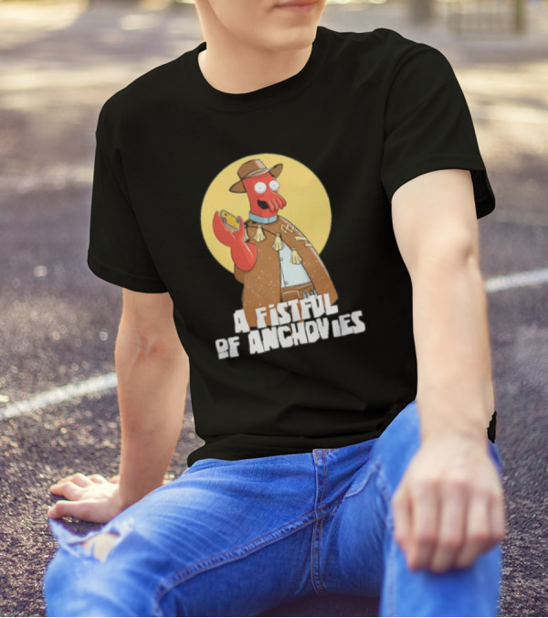 A Fistful Of Anchovies Zoidberg Futurama Cowboy T-Shirt