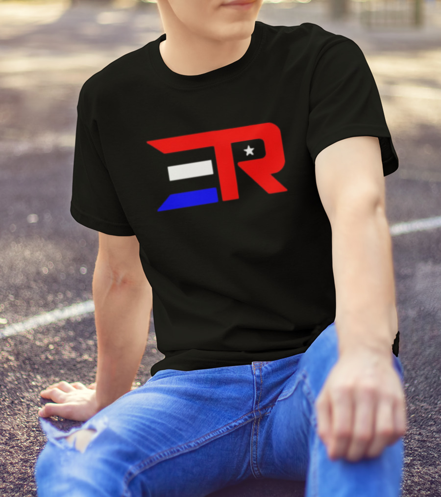 Freedooksx Elite Research USA Red Blue White Star ER T-Shirt