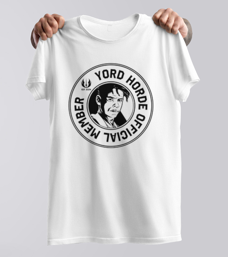 Charlie Barnett Yord Horde Official Member Badge T-Shirt