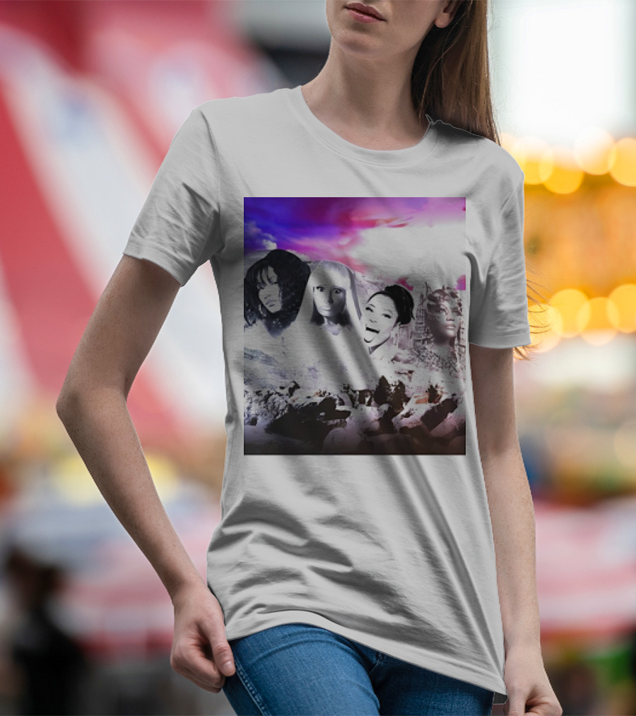 Kingkongkenn My Female Rap Mount Rushmore Nicki Minaj And Rihanna T-Shirt