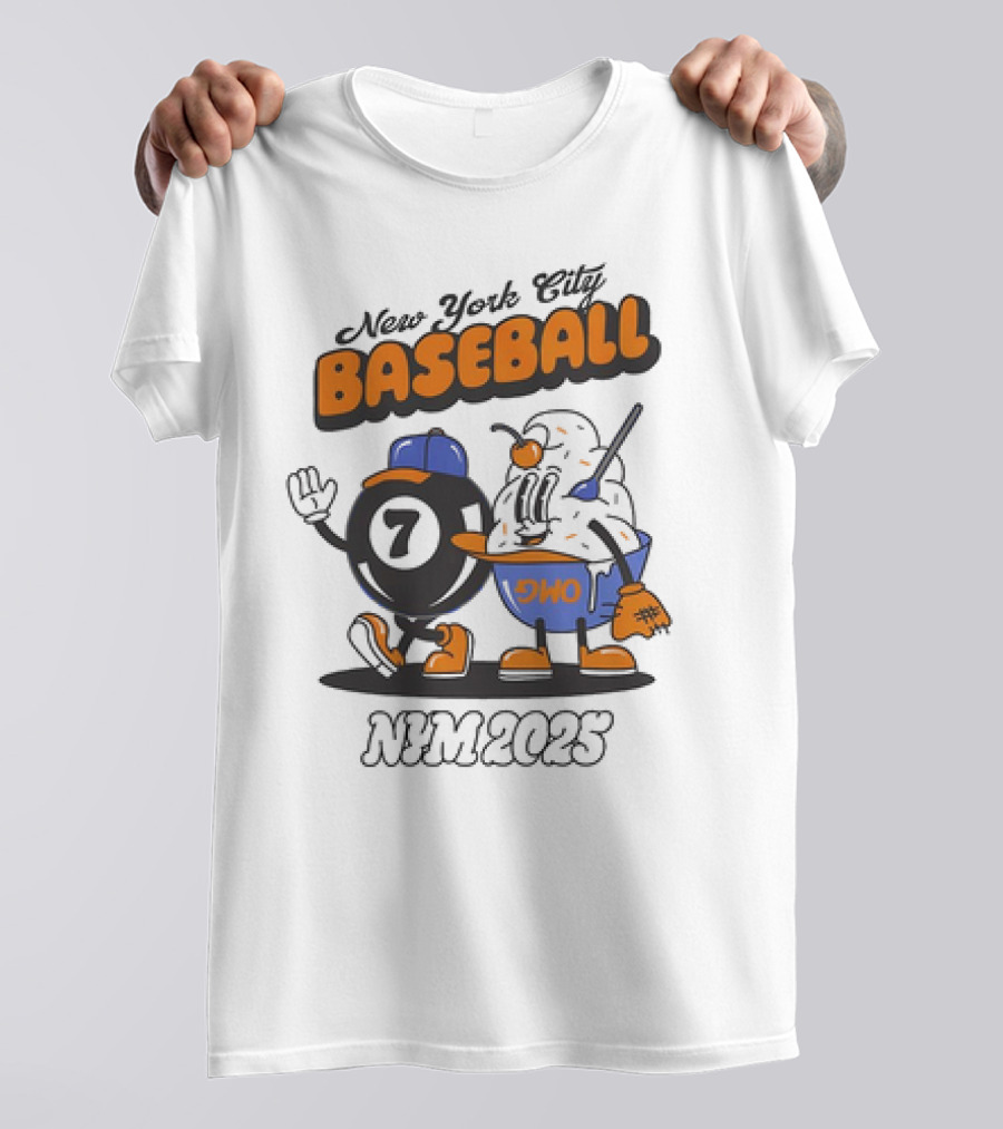 New York City Baseball NYM 2025 DWO 7 T-Shirt