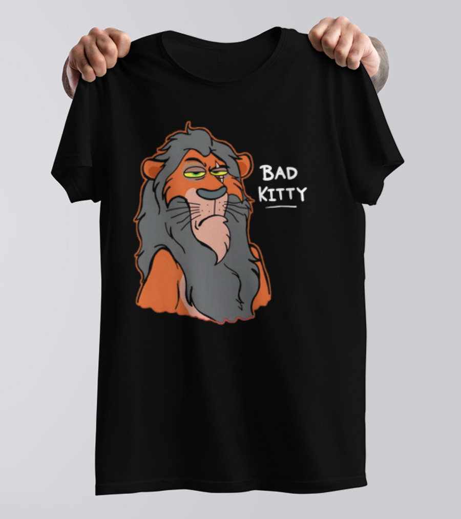 Scar Bad Kitty Lion Expression T-Shirt