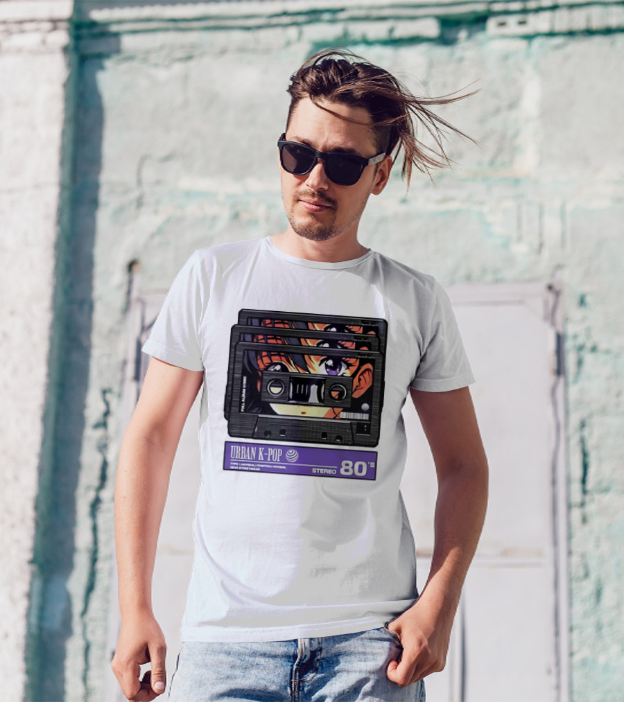 Cassette Tape Urban K-Pop Stereo 80’s Anime T-Shirt