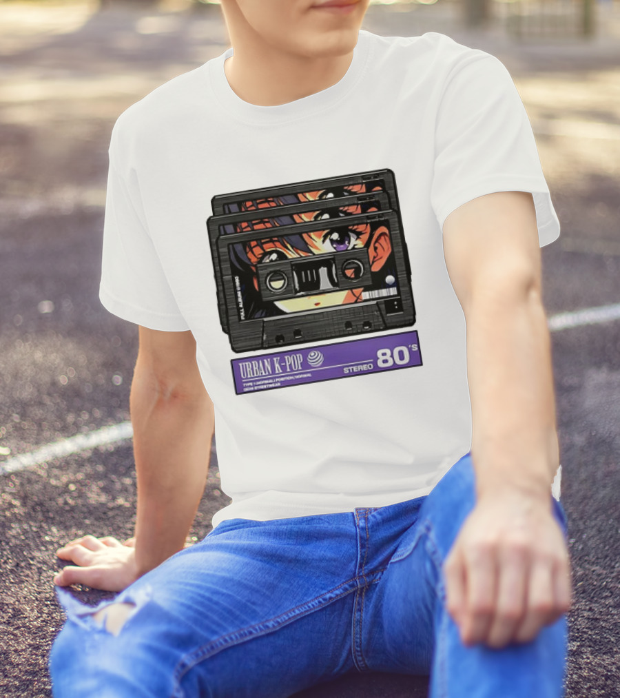Cassette Tape Urban K-Pop Stereo 80’s Anime T-Shirt