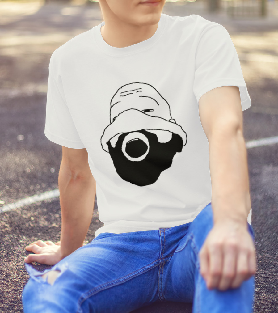Ye Kanye West Nitrous Mask Drawing T-Shirt