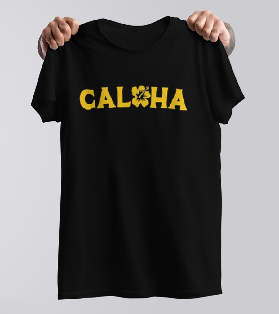 Cal Fan's Burden Caloha Hibiscus T-Shirt