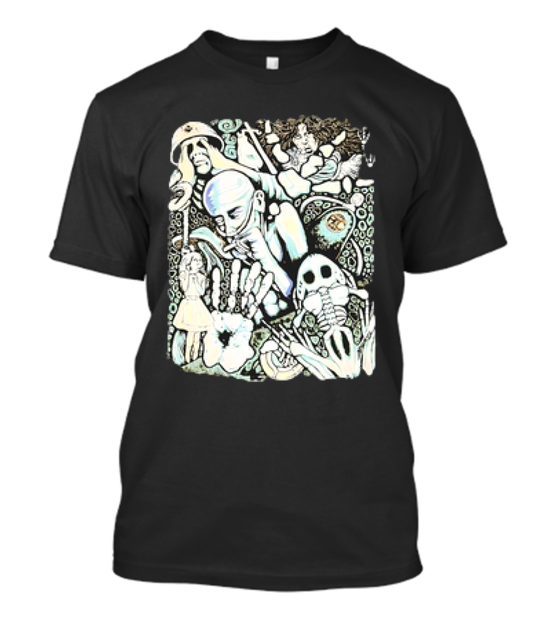 1993 Lollapalooza Alice In Chains Psychedelic T-Shirt