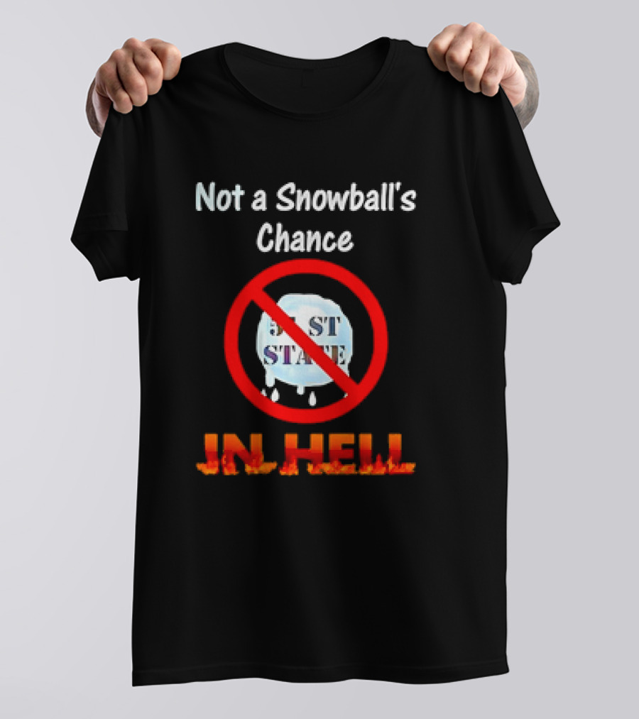 Not A Snowball's Chance 51st State In Hell T-Shirt
