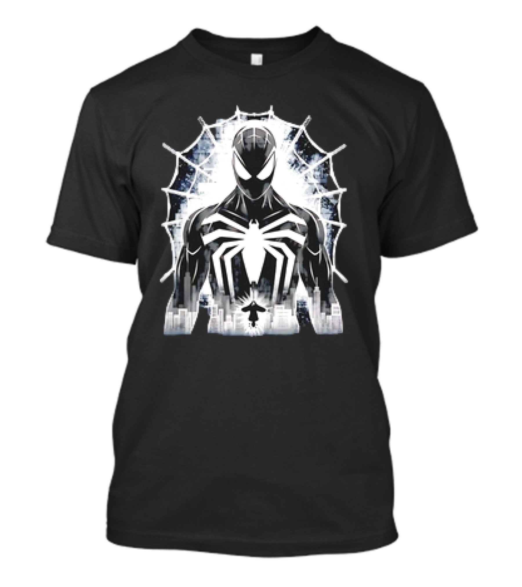 Spider-Man Noir Venom Symbiote Urban Web Ci...T-Shirt 