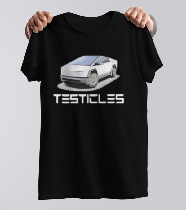 Testicles Cybertruck Parody Vintage Car T-Shirt