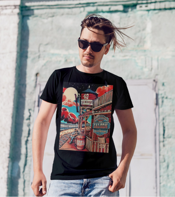 49 Winchester Knuckleheads Saloon Kansas City April 19 2025 Event With Noelene Hofmann T-Shirt