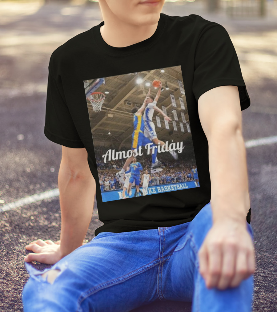 Almost Friday Duke Basketball Action T-Shirt