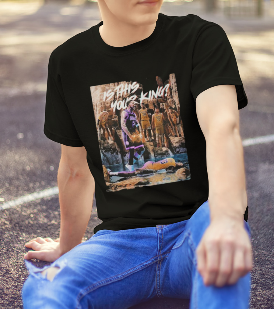 Anthony Edwards Is This Your King Minnesota Timberwolves Eliminate Los Angeles Lakers NBA 2025 T-Shirt