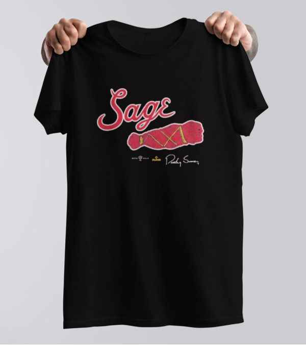 Atlanta Braves Sage Chop Patrick Semansky T-Shirt