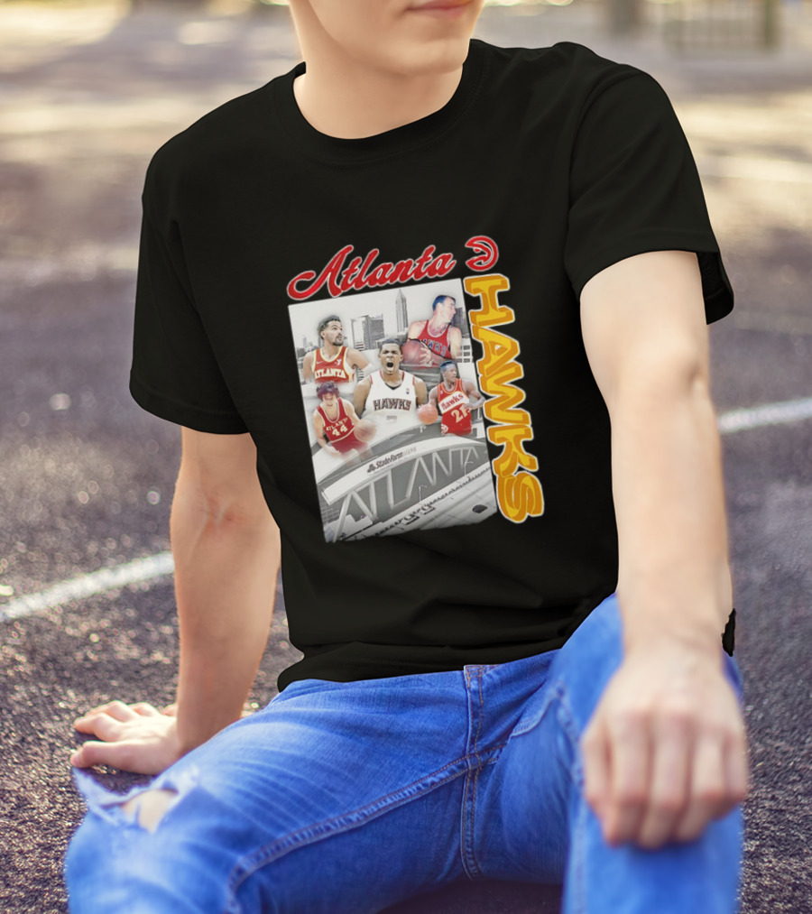 Atlanta Hawks State Farm Arena Basketball Players T-Shirt