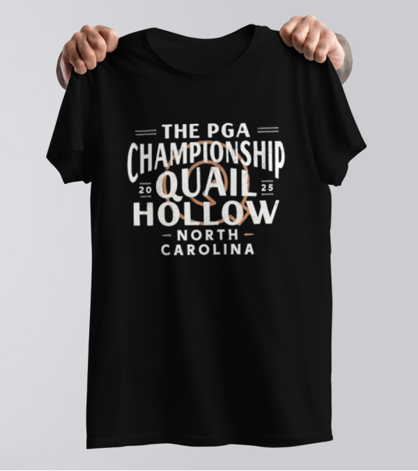 Barstool Golf The PGA Championship Quail Hollow North Carolina 2025 T-Shirt