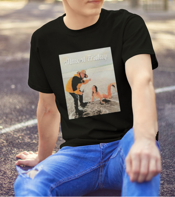 Bill Belichick Fishing With Mermaid Almost Friday T-Shirt