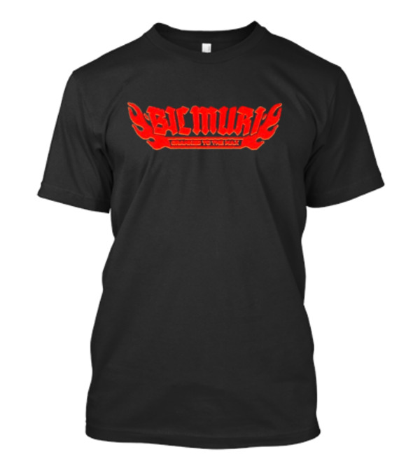 Bilmuri Cranked To The Max Flaming Hot Red Text T-Shirt
