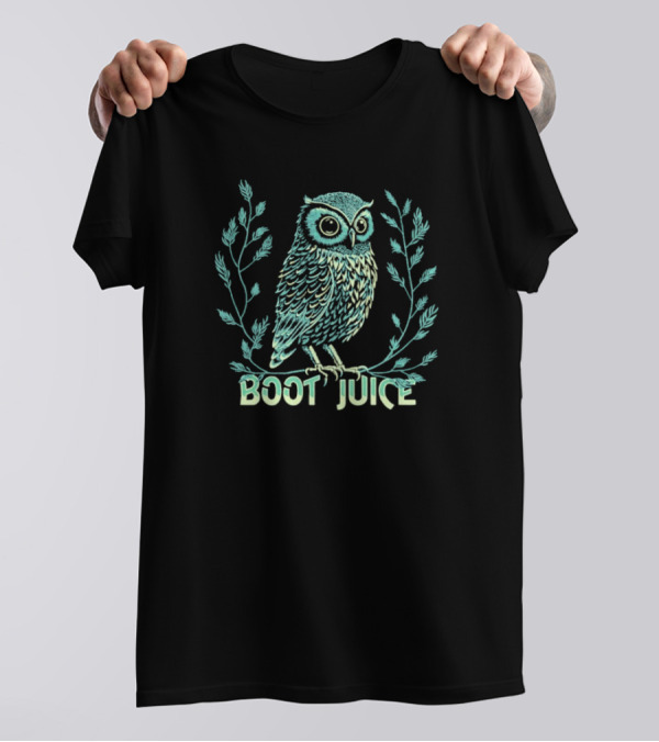 Boot Juice Owl Laurel Branches T-Shirt