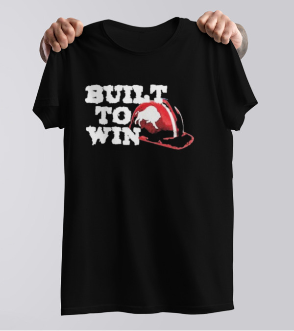 Buffalo Bills Built To Win Helmet Graphic T-Shirt