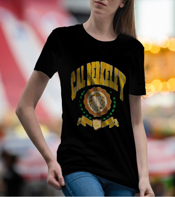 Cal Berkeley University Of California Est 1868 Crest Academic Seal T-Shirt