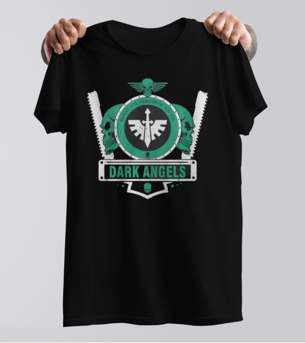 CALIBAN ELITE SHIELD V2 DARK ANGELS REPENT FOR TOMORROW YOU DIE T-Shirt