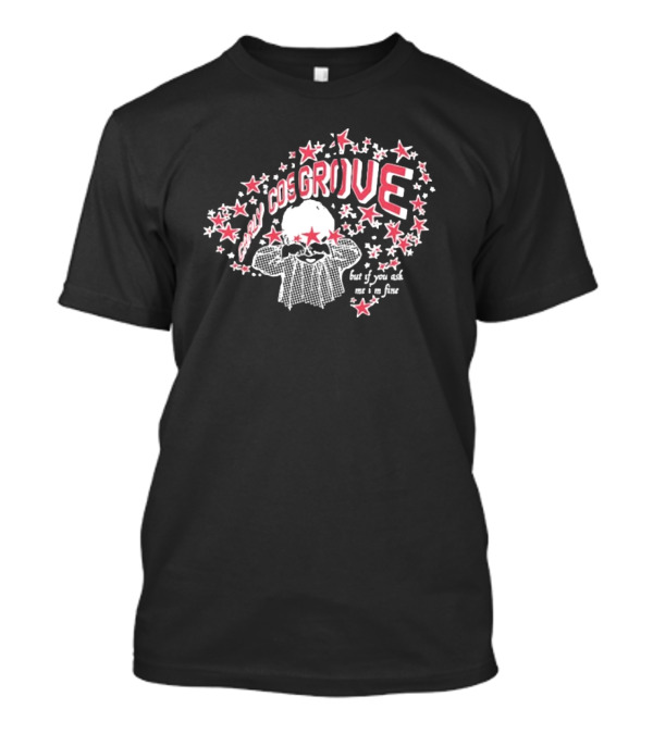 Carly Cosgrove But If You Ask Me I’m Fine Star Pattern T-Shirt