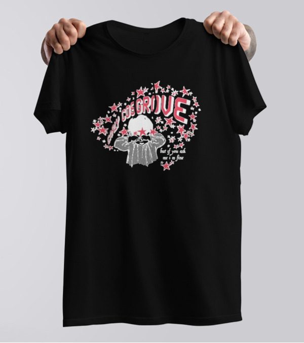 Carly Cosgrove But If You Ask Me I’m Fine Star Pattern T-Shirt