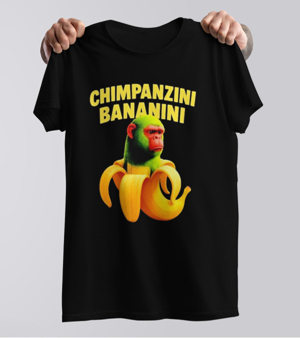 Chimpanzini Bananini Fun Italian Brandnot Style T-Shirt