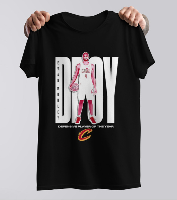 Cleveland Cavaliers Evan Mobley DPOY Defensive Player Of The Year 4 Cavs T-Shirt