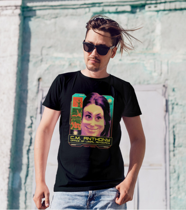 C.M. Anthony Office Of Legal Advocacy Retro Pop Art Style T-Shirt