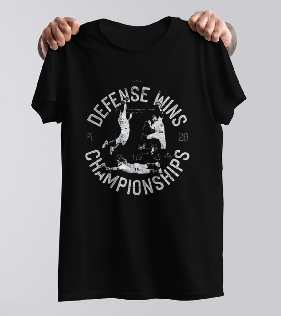 Defense Wins Championships Basketball Challenge Blocking Dunk T-Shirt