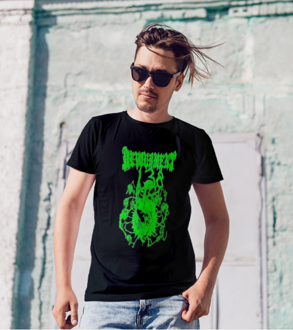 Devourment Butcher The Weak Green Splatter Graphic T-Shirt
