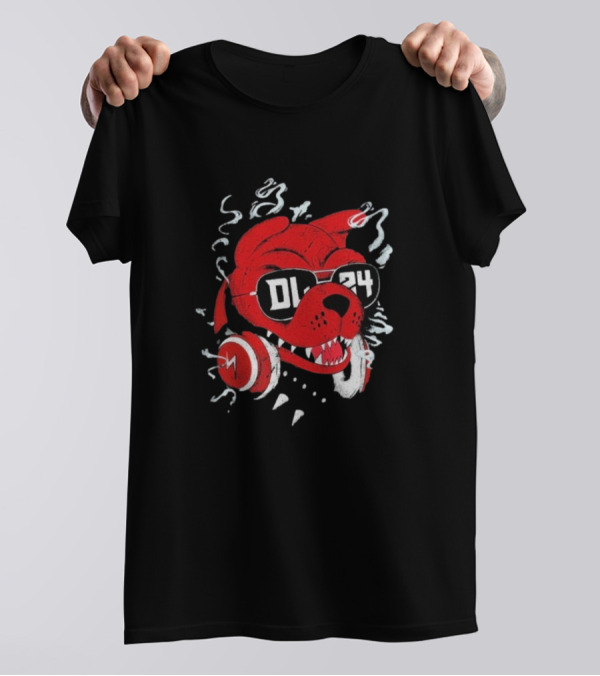 Download Festival 2024 DL24 Headphones Bulldog T-Shirt