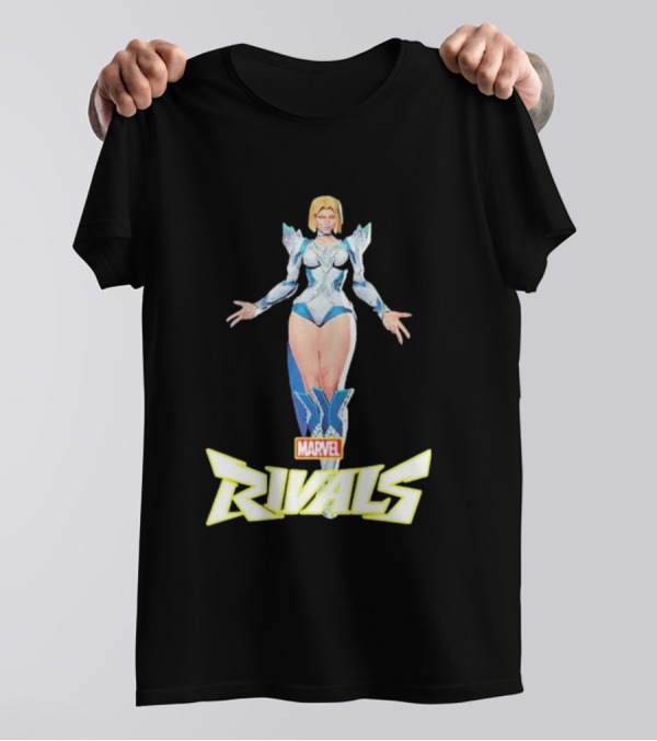 Emma Frost Marvel Rivals Season 2 Hellfire Gala Game Characters T-Shirt