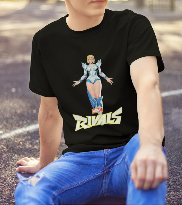Emma Frost Marvel Rivals Season 2 Hellfire Gala Game Characters T-Shirt