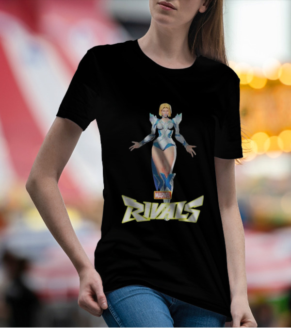 Emma Frost Marvel Rivals Season 2 Hellfire Gala Game Characters T-Shirt