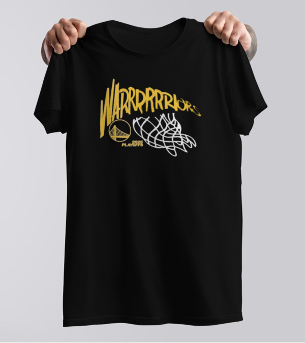 Golden State Warriors 2025 Playoffs Basketball Swish T-Shirt