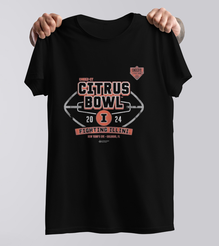 2024 Cheez-It Citrus Bowl Fighting Illini Orlando Florida T-Shirt
