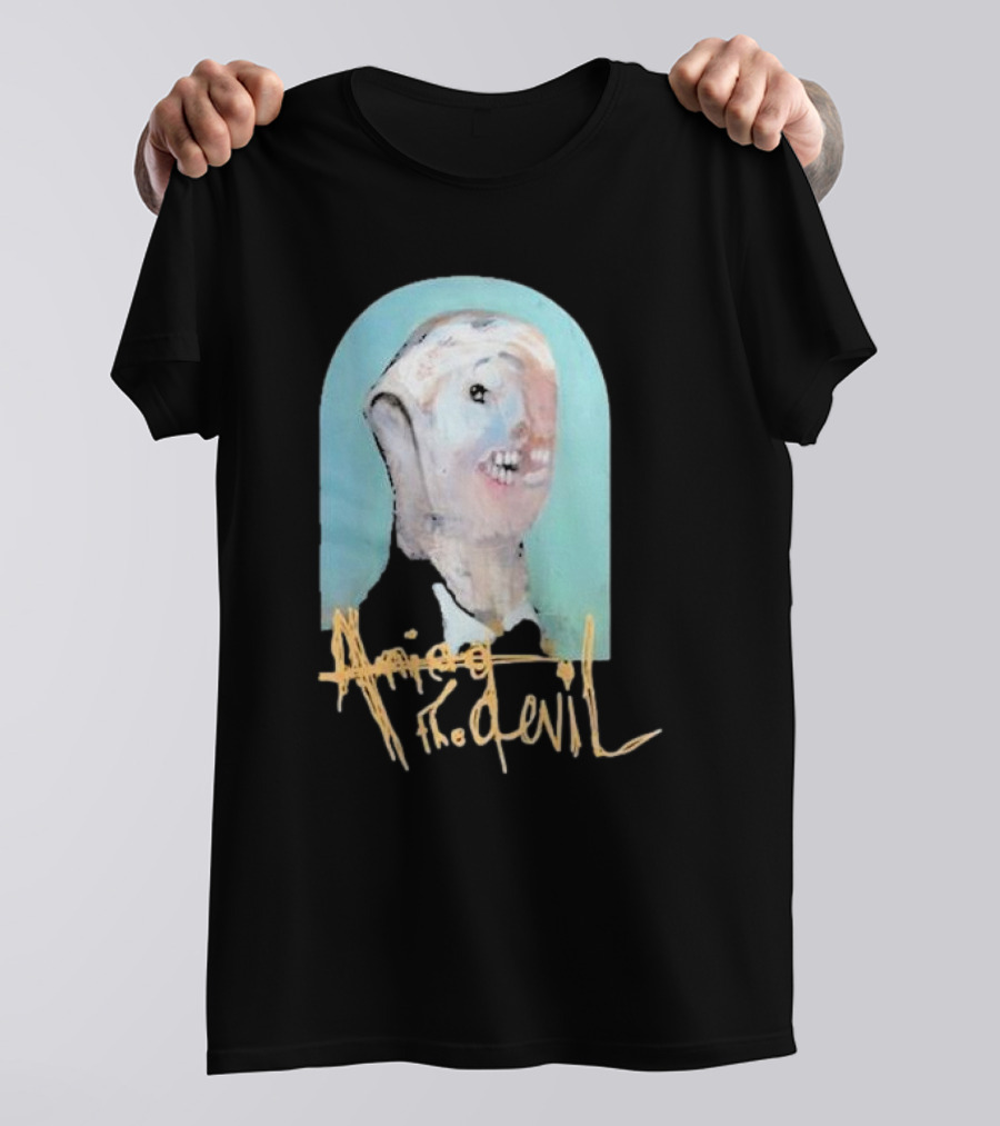 Amigo The Devil Cannibal Within Cover Distorted Face Art T-Shirt