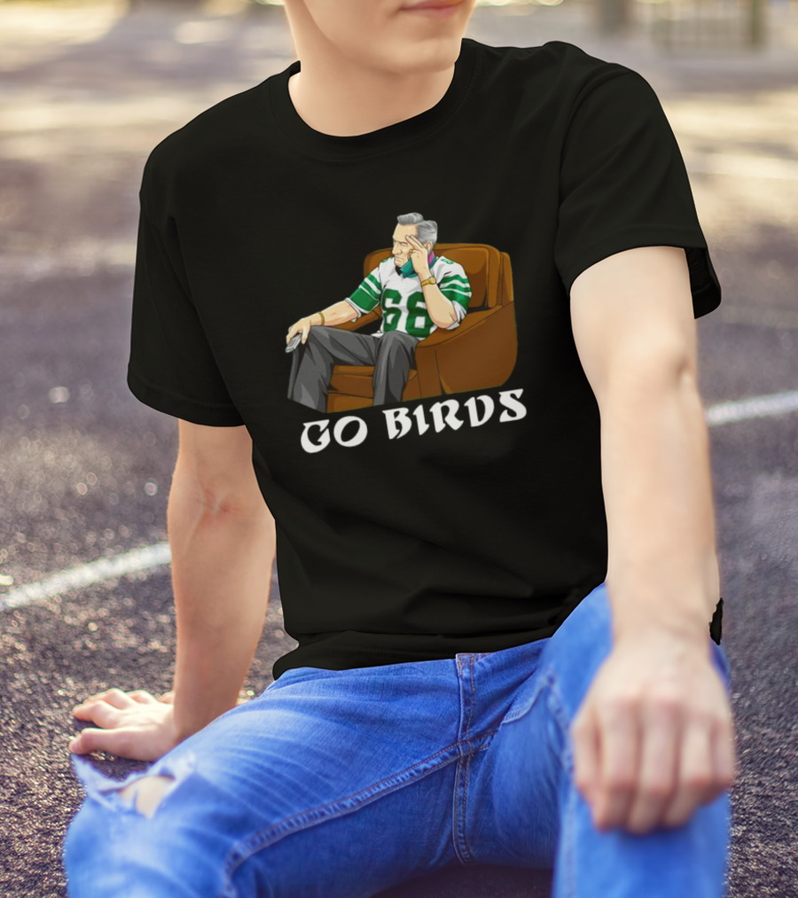 Andy Reid 66 Go Birds Football Fan Apparel T-Shirt