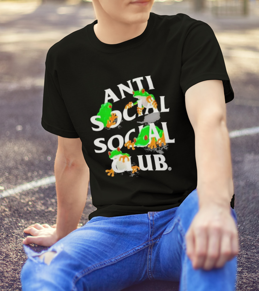 Anti Social Social Club Red Eyes Frog T-Shirt