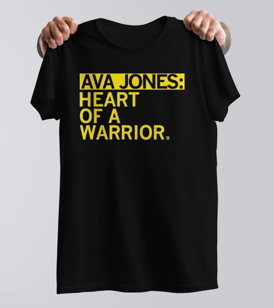 Ava Jones Heart Of A Warrior T-Shirt