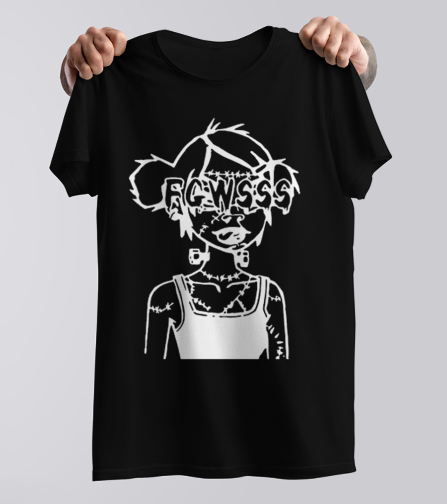 Frankengirl RCWSSS B & W Expression T-Shirt