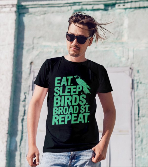 Birds Broad St Repeat T-Shirt