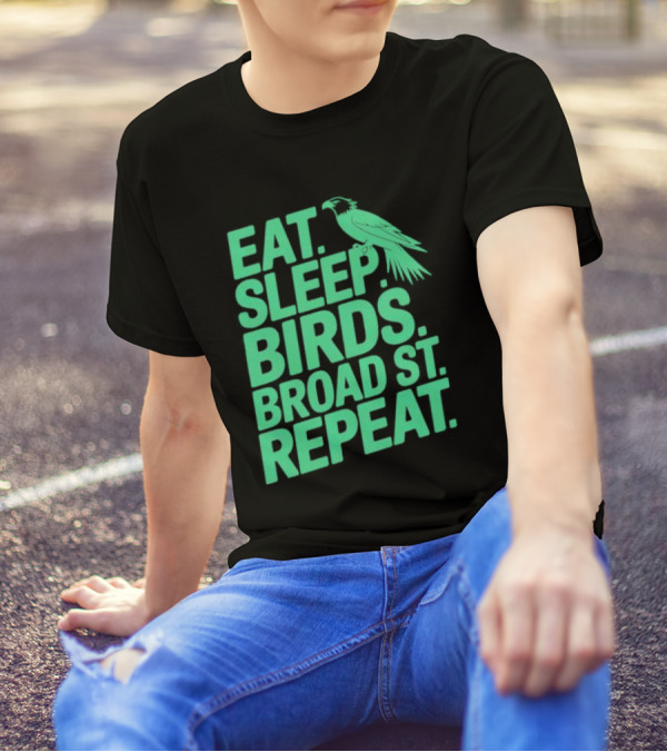 Birds Broad St Repeat T-Shirt